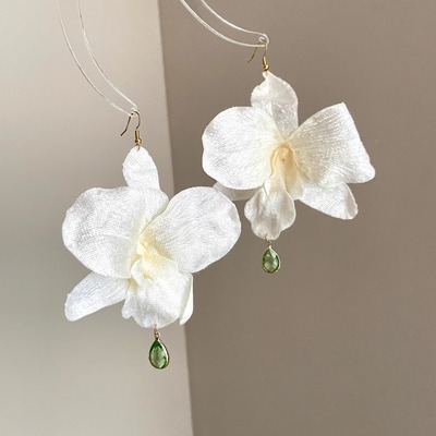 Vintage古着 The Gardenia Green耳饰