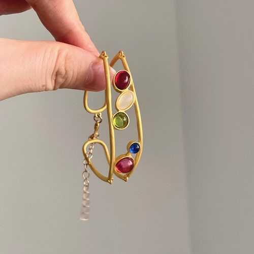 Vintage古着 Hollow-out diamond手镯