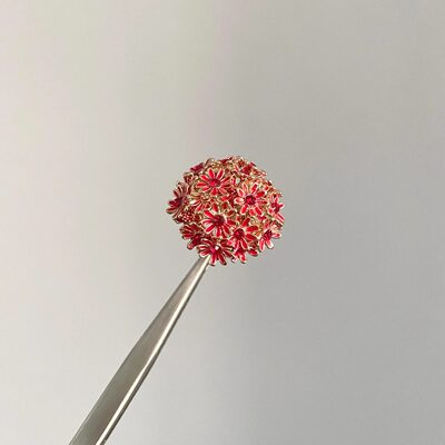 Vintage古着 Gold-plated flower ball戒指