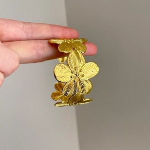 Vintage古着 Gold-plated wreath手镯