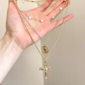 Vintage古着 Inverted cross项链