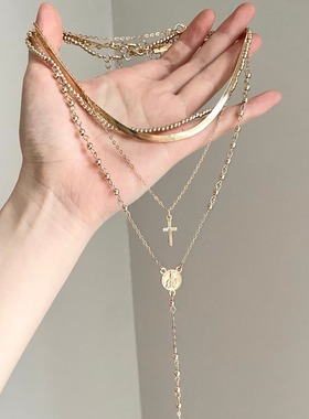 Vintage古着 The saint prays for the cross项链