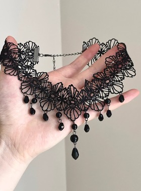 Vintage古着 Tromande lace tassels项圈