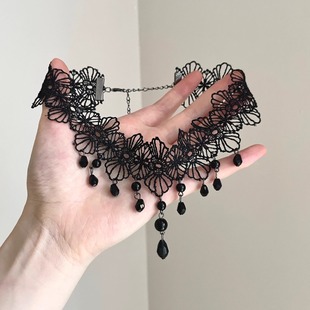 Vintage古着 Tromande lace tassels项圈