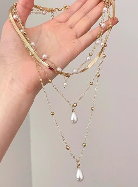 Vintage古着 Gold-plated and brilliant项链