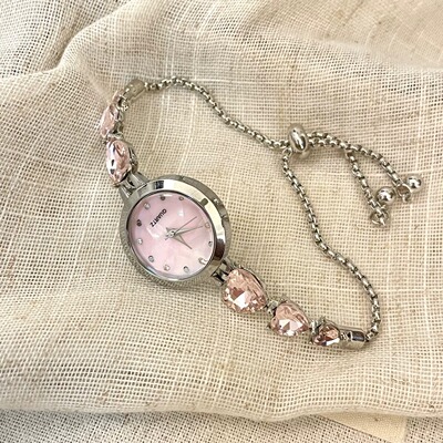 Vintage古着 Heart-shaped circle手表