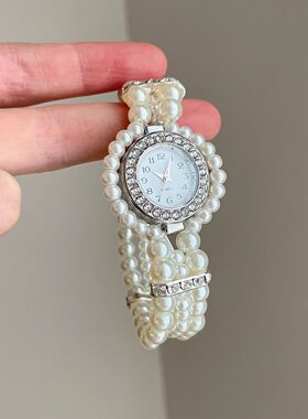Vintage古着 Baroque pearl watch手表