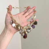 Vintage古着 elements项链 love Summer beetle