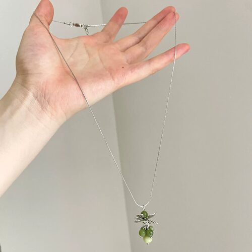 Vintage古着 Summer green reeds项链
