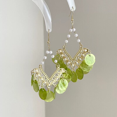 Vintage古着 Green Shadow Summer耳饰