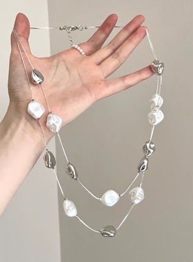 Vintage古着 Baroque stone beading art项链