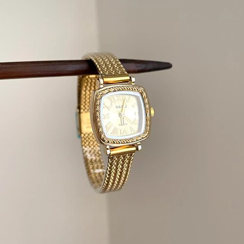Vintage古着 Gold-plated cloud timing手表