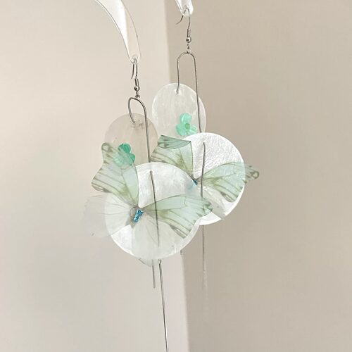 Vintage古着 Moonlight Butterfly Love耳饰