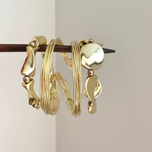 Vintage古着 Light and shadow are entangled手镯