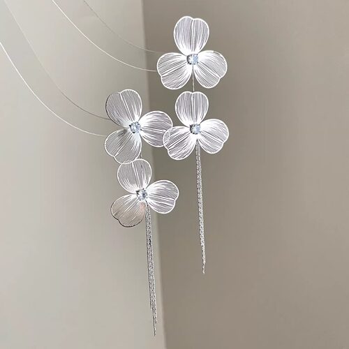 Vintage古着 Tassel flowers耳饰