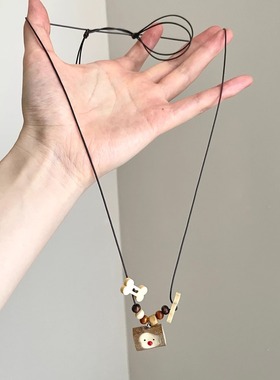 Vintage古着 Cute stump bones项链
