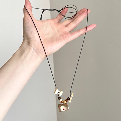 Vintage古着 Cute stump bones项链