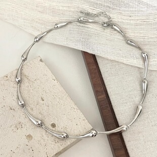 water Vintage古着 silt and wave项链 Silver