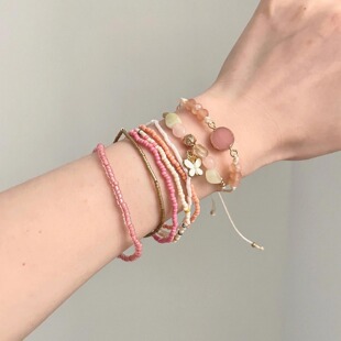 Vintage古着 Bohemian girl butterfly love element手串