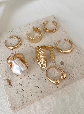 Vintage古着 Baroque pleated style套戒