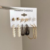 Vintage古着 Court耳饰 Pearl Dark Wind