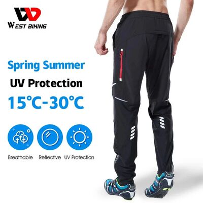 WEST BIKING Cycling Pants Windproof Bicycle Pants Quick Dryi