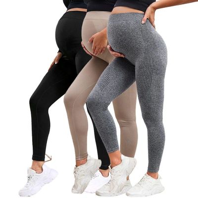 Elastic High Waist Maternity Leggings Skinny For Pregnant Wo