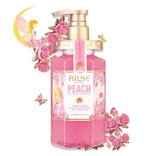 AILKE peach Shower gel women body wash care best Moisturizin