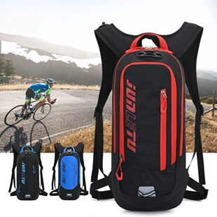 New 10L MTB Bike Backpack with Night Reflector Strips Helmet