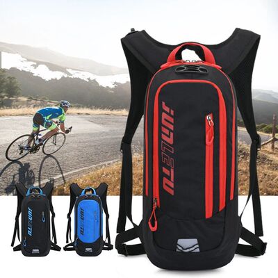 New 10L MTB Bike Backpack with Night Reflector Strips Helmet