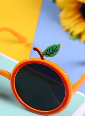 Cute Orange Sunglasses Summer Creative Hawaii Beach Party Su