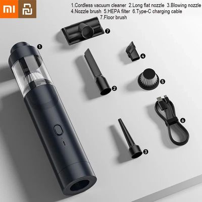 Xiaomi Youpin Vacuum Cleaner Car Portable Mini Handheld Wire