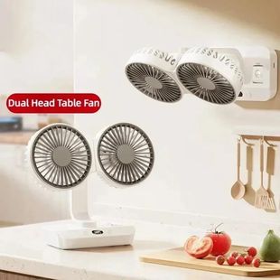 Gears Digita Head Cooling Fast Wind Fan Desktop Double New