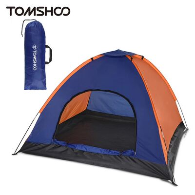 TOMSHOO 3-4 Persons Camping Tent Lightweight Outdoor Backpac