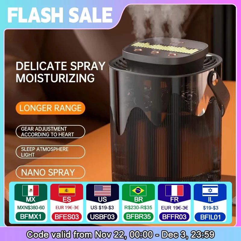 New Creative Humidifier Household Atomizer 3L Large Capacity