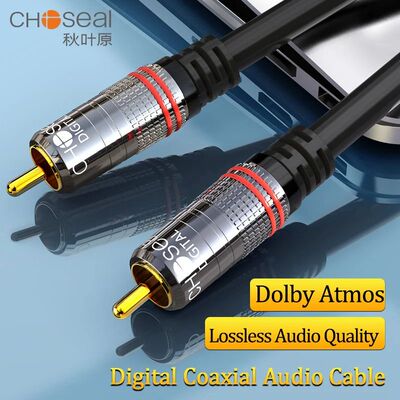 CHOSEAL Coaxial Digital Audio Cable Subwoofer Cable RCA Male