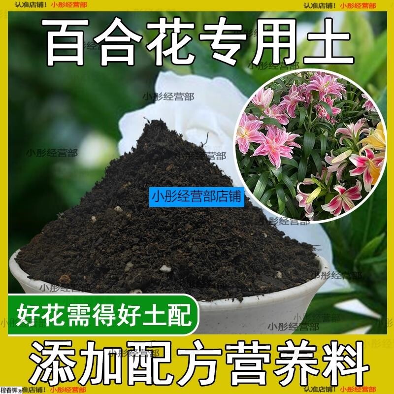 土香水百合花专用营养土营养庭院土壤用品阳台花园养花肥料植物土