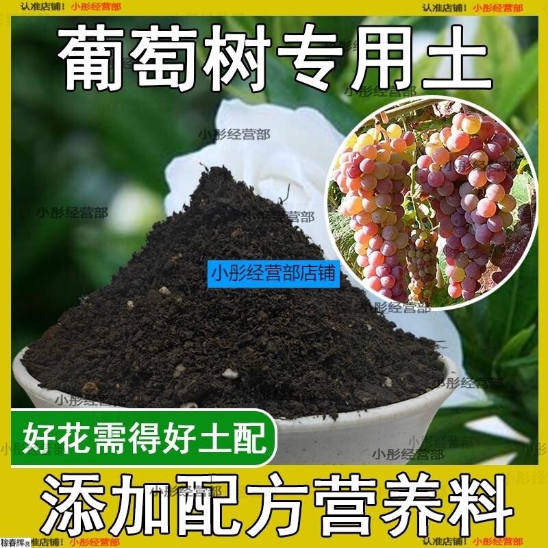 葡萄树专用土肥料室内种植育苗葡萄树种树营养土有机土土壤栽培土