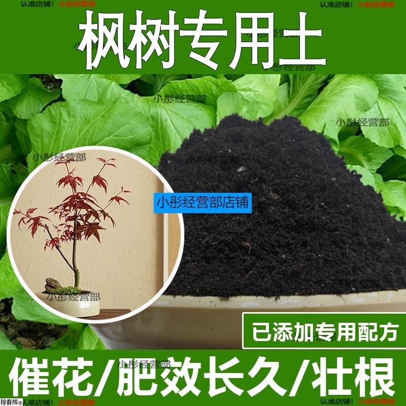 枫树专用土枫树专用营养土酸性土种植土通用土有机土肥料养花种花