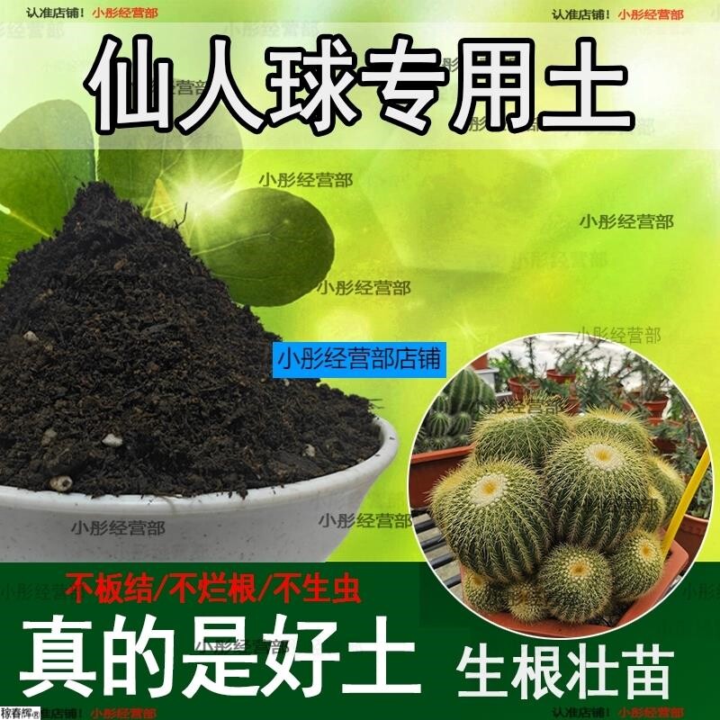 仙人球专用养花土营养土花土仙人掌培养土壤种植土专用养花肥料