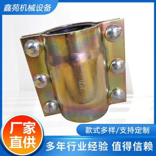 钢板哈夫节水管堵漏器管道补漏器PE管钢板快接接头不锈钢管管卡