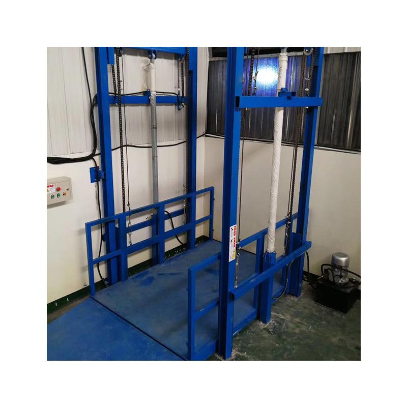 液压导轨式货梯2吨厂房货梯吨液压载货电梯载货平台