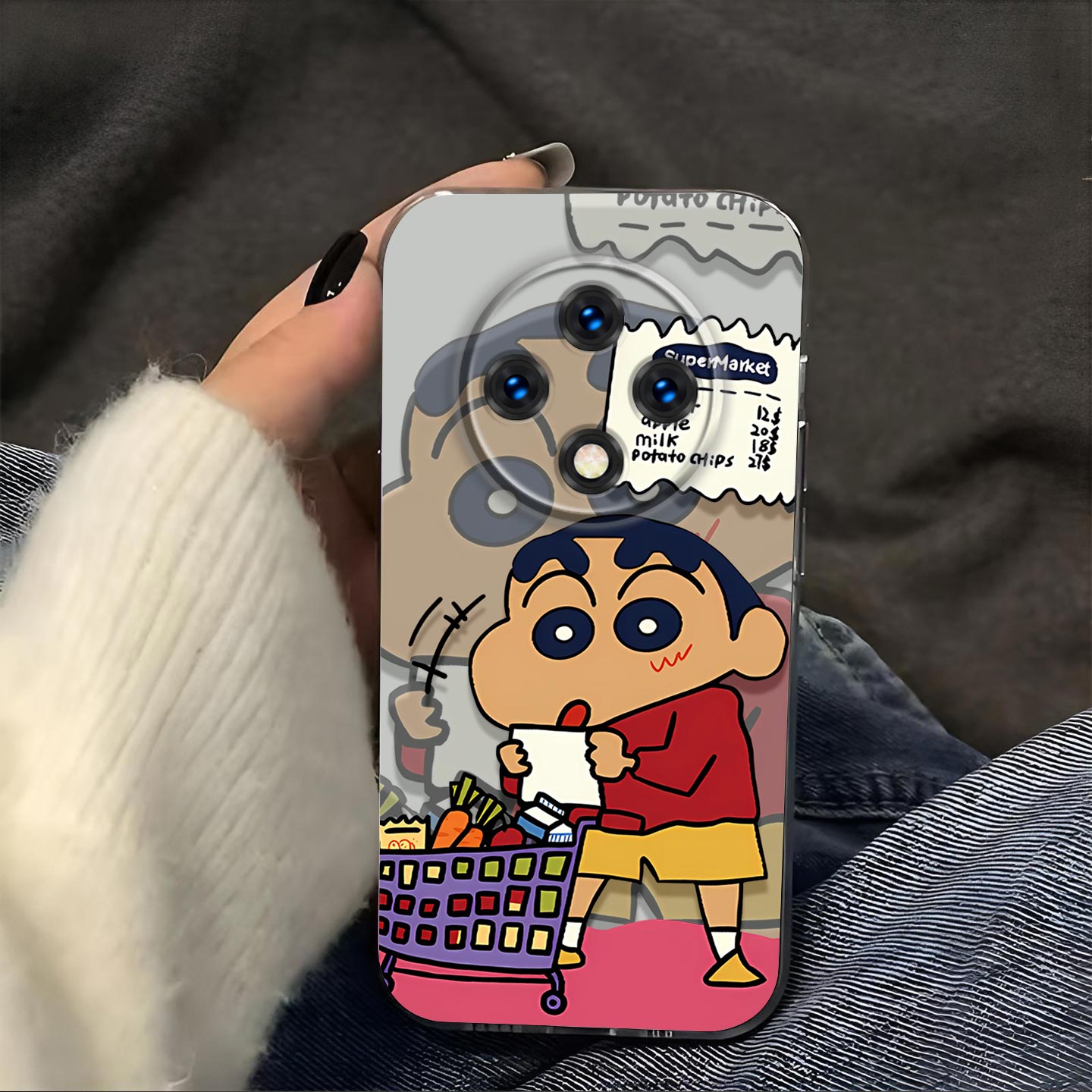 购物蜡笔小新适用OPPOA3 5G手机壳A3iPlus镜头全包磨砂防摔软壳PKA110男生女士保护套透明可爱创意新款手机套