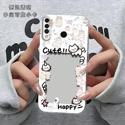 猫相框可放照片适用华为nova4手机壳nova4E镜头全包防摔硅胶软壳高级感VCEAL00保护套超薄VCE-AL00新款手机套