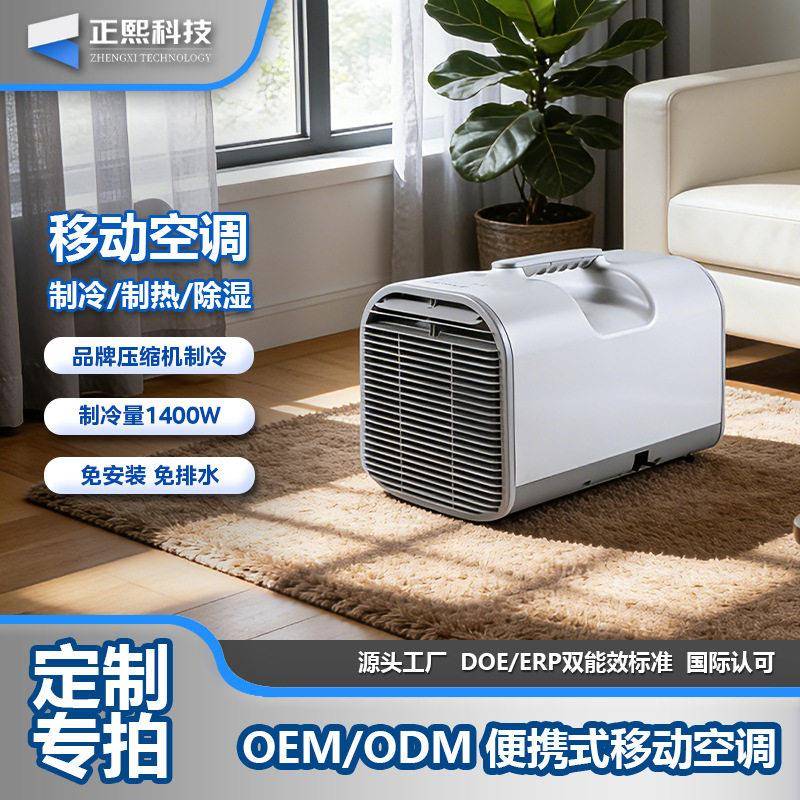跨境便携式空调露营帐篷移动一体式小源头工厂便携家用移动空调