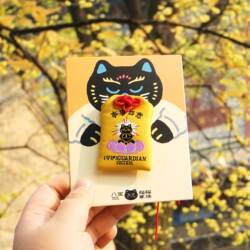 新年西安大兴善寺猫猫御守祈福护身符登山上岸平安香囊祈愿包挂礼
