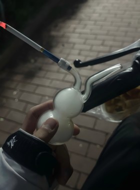 透明玻璃葫芦水烟斗粗中细三用