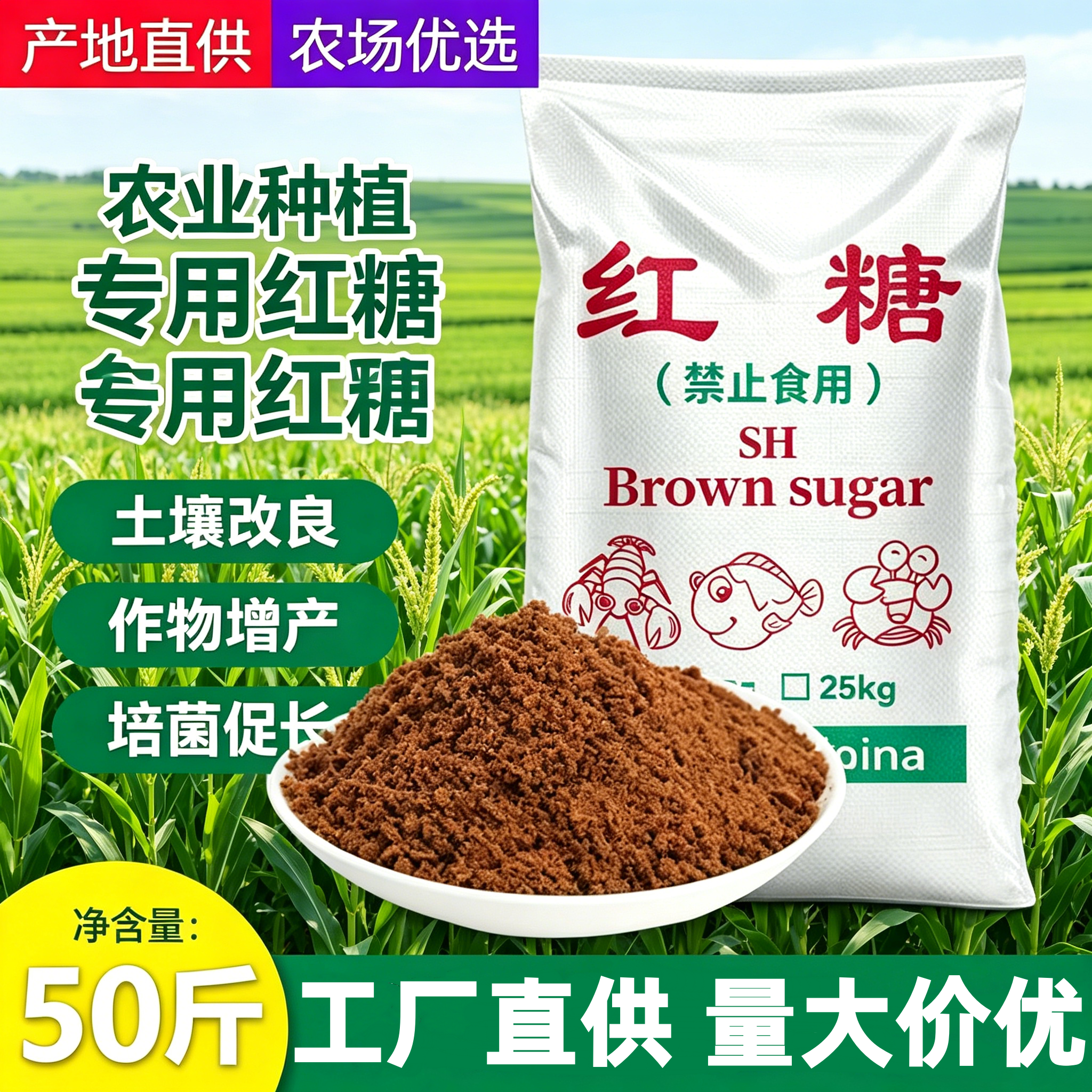 水产养殖工业红糖污水处理酵素粉