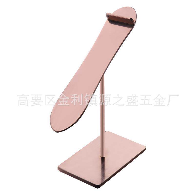 不锈钢材质鞋架皮鞋鞋托高跟鞋展示架鞋子陈列道具展示鞋架可非标