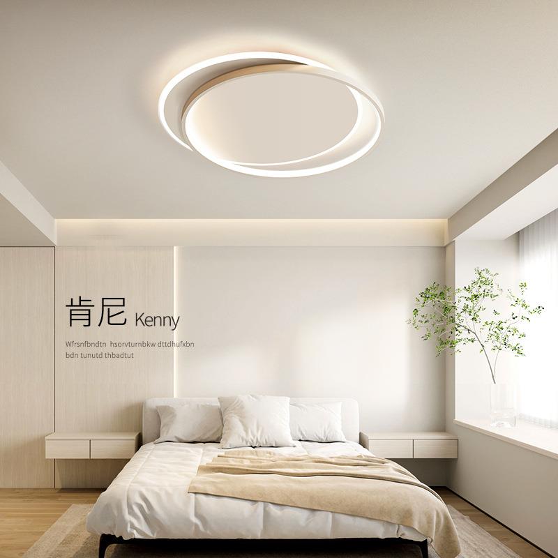 2024年新款LED主卧室灯北欧房间书房圆形极简现代简约客厅吸顶灯